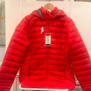 Clique Women's Red Puffer Jacket